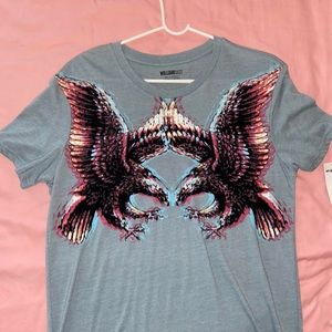 Mens William Rast graphic “eagles” shirt, size M (new)